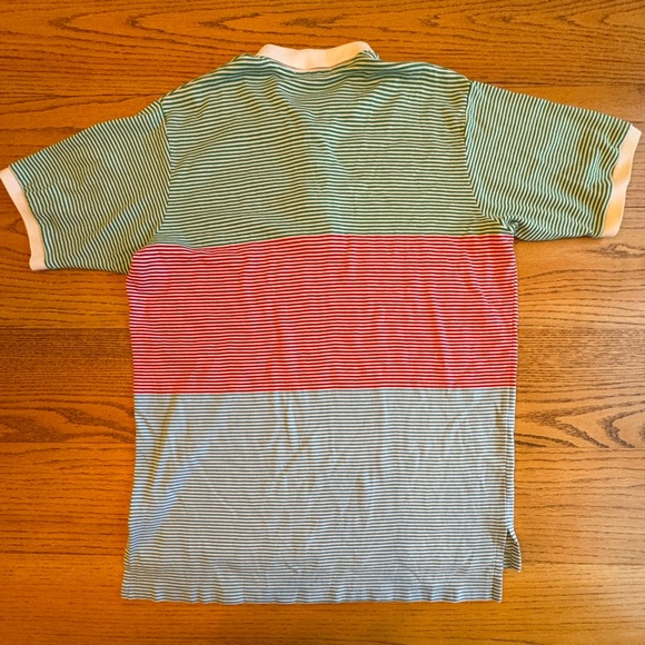 Polo Ralph Lauren Shirt Mens XL Striped Casual Cotton Heavy Knit Short Sleeve - Picture 3 of 7